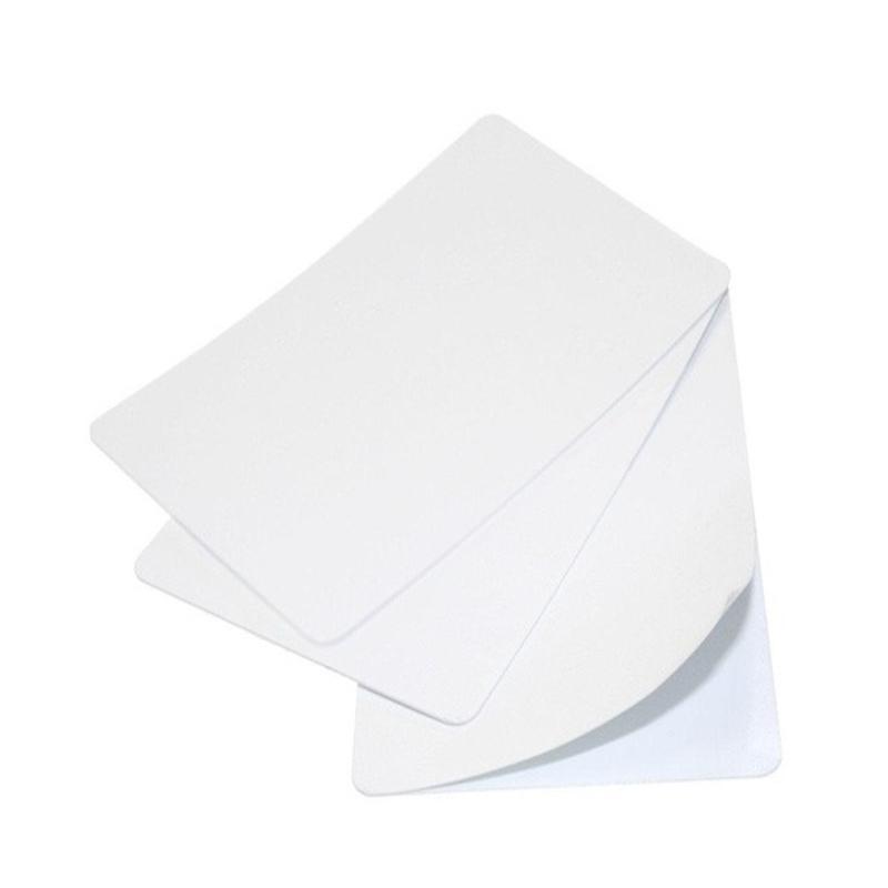 Blank White Self-Adhesive 400-Micron Plastic Cards (Pack of 100) ,SKU :C-A4-WHSA2