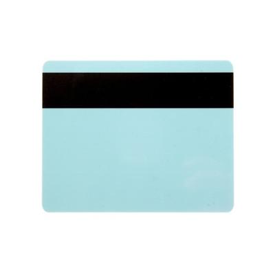 Light Blue 760 Micron Plastic Cards With Hi-Co Magnetic Stripe (Pack of 100) ,SKU :C-A7-LBHI