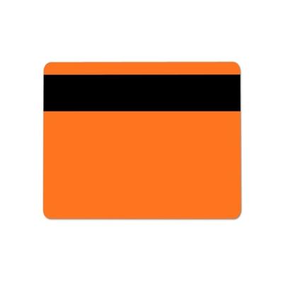 Orange 760 Micron Plastic Cards With Hi-Co Magnetic Stripe (Pack of 100) ,SKU :C-A7-ORHI