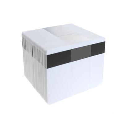 Dyestar Blank White 760-Micron PVC Cards With Lo-Co Magnetic Stripe (Pack of 100) ,SKU :C-A7-WHLO