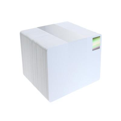Blank White Plastic Cards with Gold Holopatch (Pack of 100) ,SKU :C-HP-WH