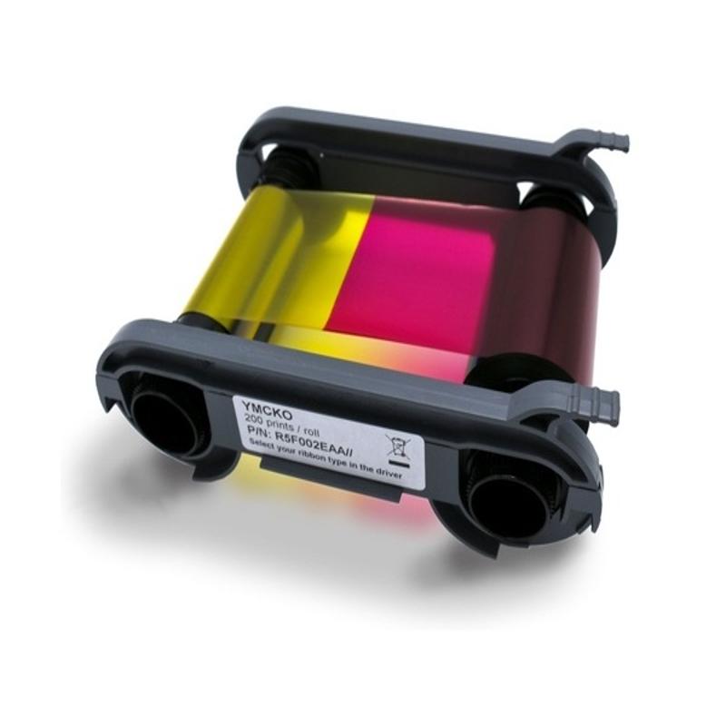Evolis R5F002EAA YMCKO Colour Ribbon (200 Prints) ,SKU :R5F002EAA