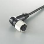 Keyence-Connector Cable M12, L-shaped, 2 m, PVC , SKU : OP-75722