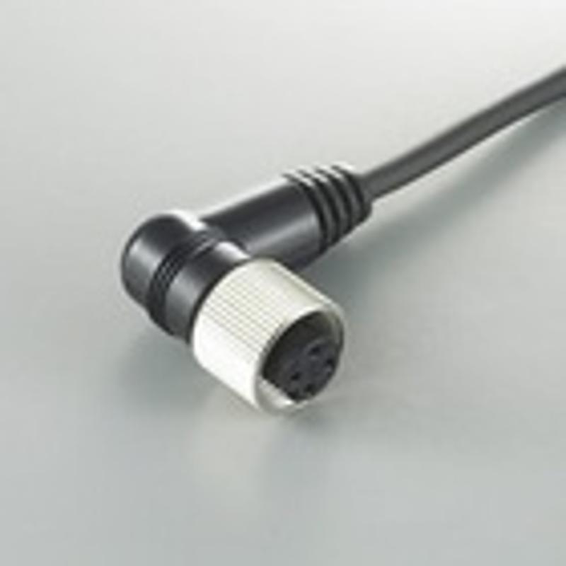 Keyence-Connector Cable M12, L-shaped, 2 m, PVC , SKU : OP-75722
